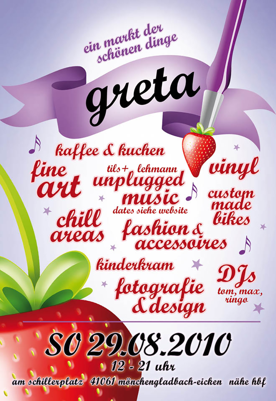 Grafik Greta 2010 Plakat