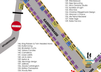 Grafik Standplan Kaiserstrasse mitte