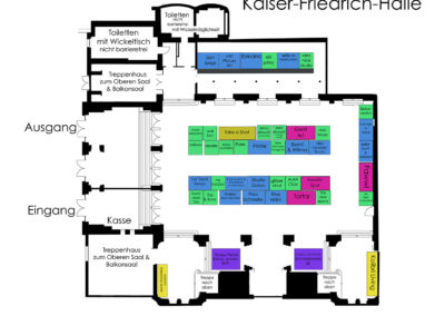 Grafik Claus 2025 Lageplan Foyer