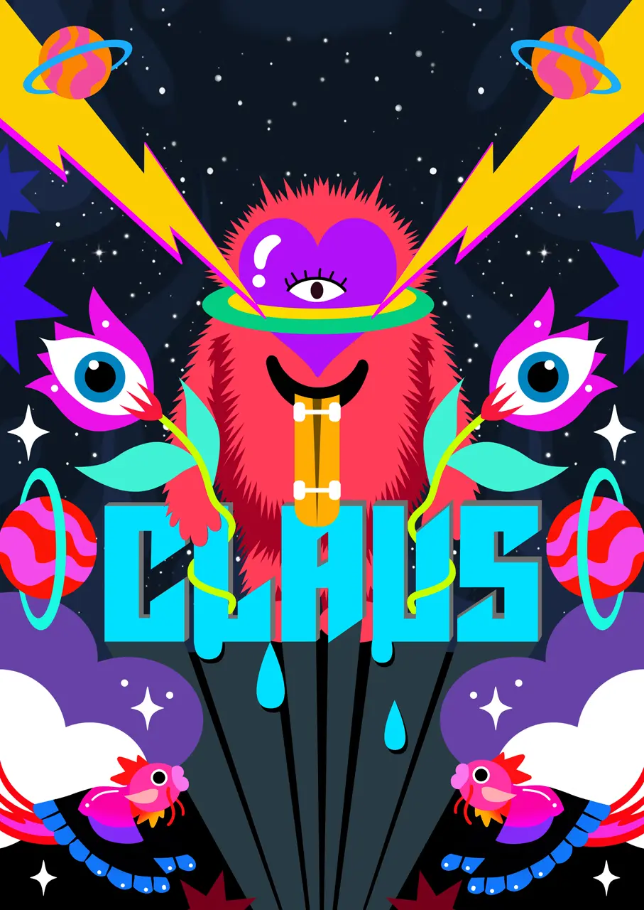 Grafik Claus 2025 Design