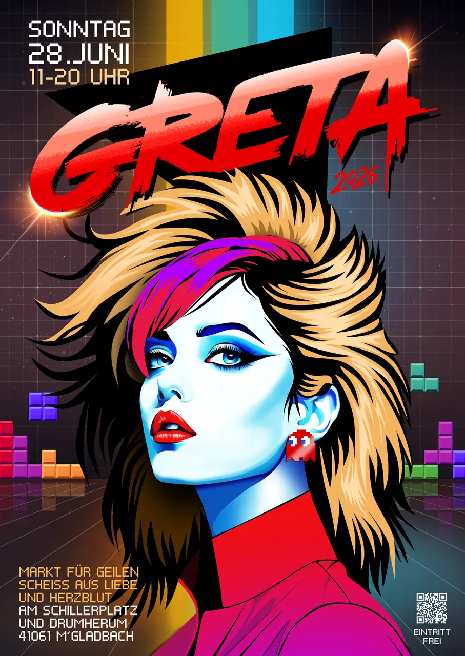 Grafik Greta 2026 Plakat