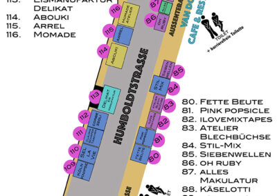 Grafik Lageplan Humboldtstrasse am Schillerplatz