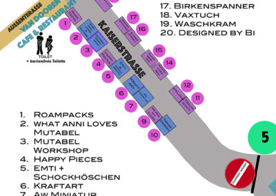 Grafik Lageplan Kaiserstrasse Richtung Lessingstrasse