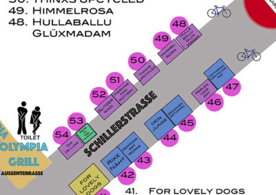 Grafik Lageplan Schillerstrasse Richtung Regentenstrasse